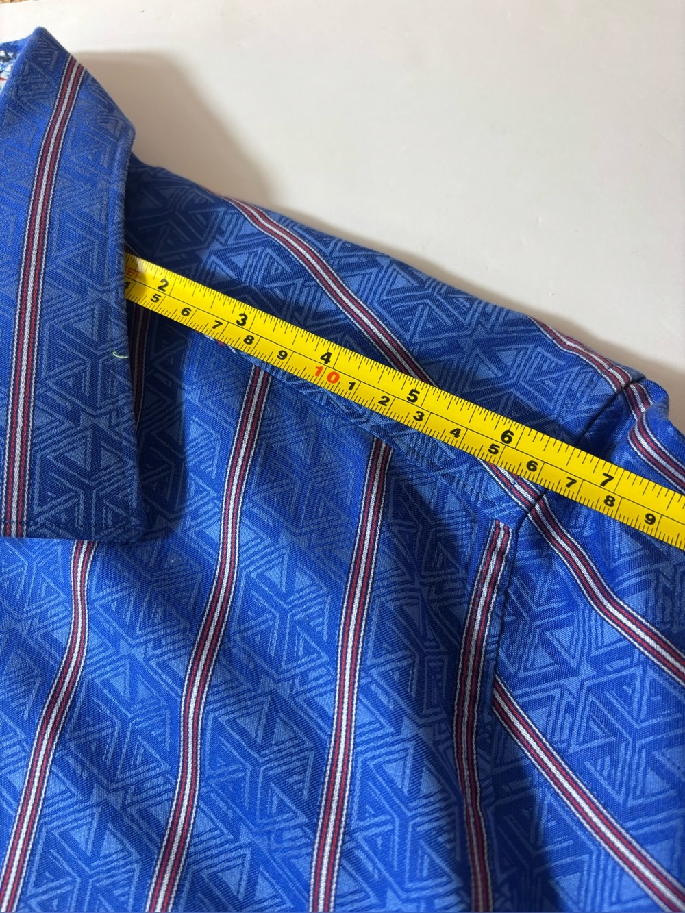 Robert Graham Men's Long-Sleeve Button-Up Classic Fit Shirt Striped Blue NWOT XL - Picture 15 of 16